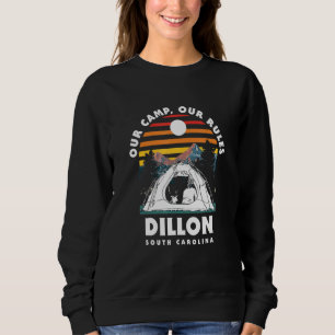 Sweatshirt Notre Camp Nos Règles Dillon Camping Caroline du S