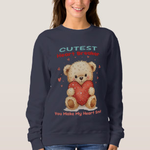 Sweatshirt Nounours Briseur de Coeur en Peluche