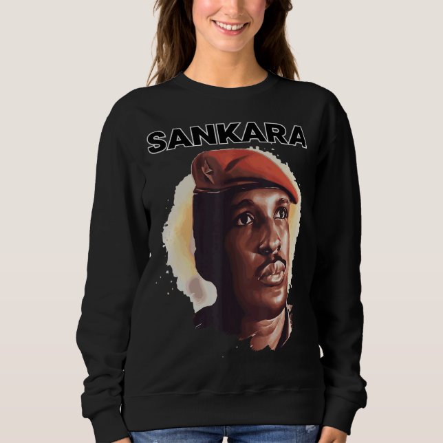 Sweatshirt Nous aimons Thomas Sankara (Devant)