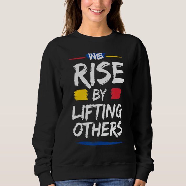 Sweatshirt Nous Augmentons En Levant D'Autres Citations Inspi (Devant)