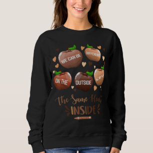 Sweatshirt Nous Avons Le Même Coeur Dans Le Mois De L'Histoir