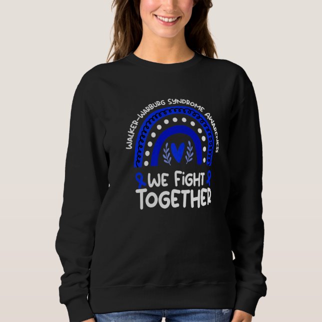 Sweatshirt Nous combattons ensemble Walker Warburg Syndrome A (Devant)