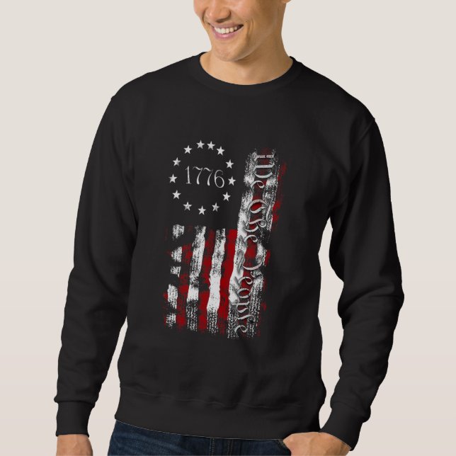 Sweatshirt Nous Le Peuple 1776 Indépendance Patriotique Améri (Devant)