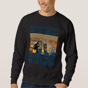 Sweatshirt Nous ne sommes pas des alcooliques, ils vont aux r