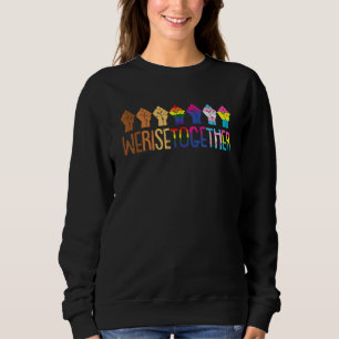 Sweatshirt Nous Nous Réunissons Lgbt Q Pride Justice sociale