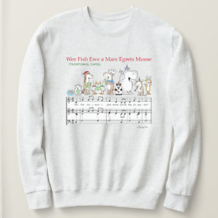 SWEATSHIRT NOUS POISSONS BREBIS UN JUMENT AIGRETTES ORIGNAL S