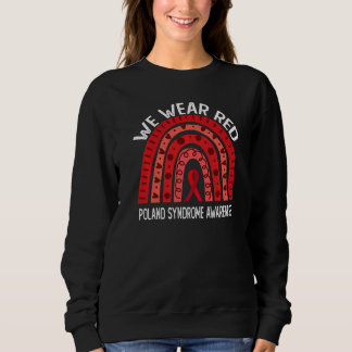 Sweatshirt Nous portons du rouge pour la sensibilisation au s