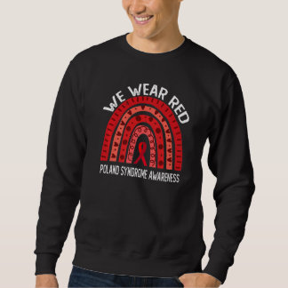 Sweatshirt Nous portons du rouge pour la sensibilisation au s