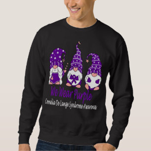 Sweatshirt Nous Portons Le Violet Pour Le Syndrome De Corneli