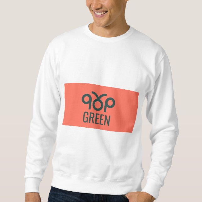 Sweatshirt Nous pouvons être différents mais l'esprit vert en (Devant)