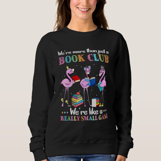 Sweatshirt Nous sommes plus qu'un simple club de lecture   Fl (Devant)