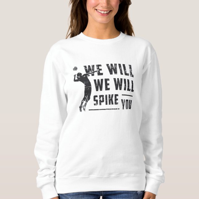 Sweatshirt Nous Verrons Vous Spider Beach Ball Volleyball (Devant)