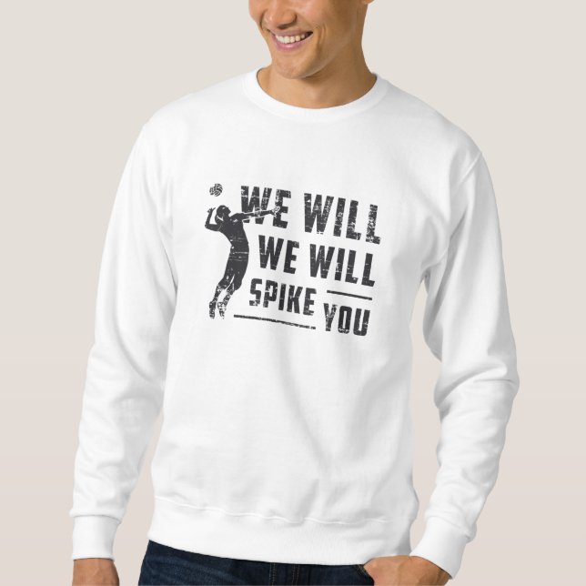 Sweatshirt Nous Verrons Vous Spider Beach Ball Volleyball (Devant)