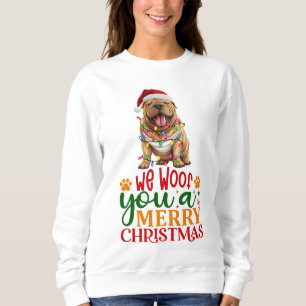 Sweatshirt Nous Vous Avons Fait Mal Un Joyeux Shar-Pei De Noë