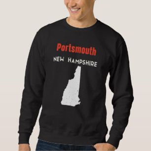 Sweatshirt Nouveau Hampshire Etats-Unis État Amérique Voyage