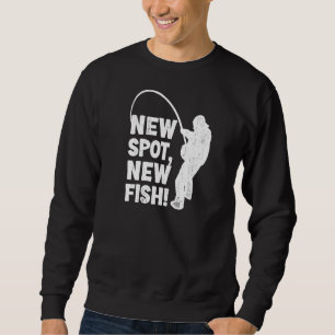 Sweatshirt Nouveau Spot Nouveau Poisson Pour Basse Pêcheur Pê