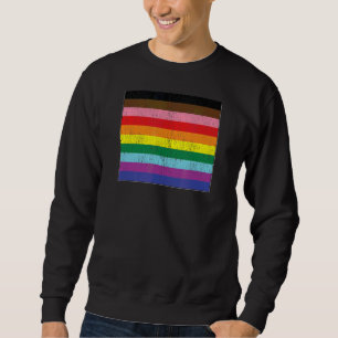 Sweatshirt Nouveau & Vieux Progrès Fierté Drapeau Arc-en-ciel