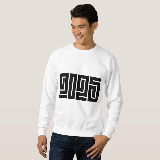 Sweatshirt Nouvel an 2025 (Devant entier)
