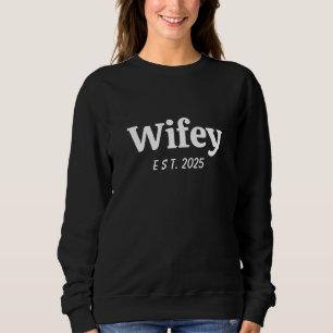Sweatshirt Nouvelle épouse audacieuse personnalisée année nou