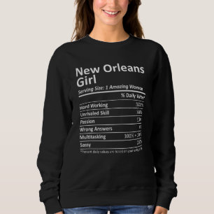 Sweatshirt NOUVELLE-ORLÉANS FILLE LA LOUISIANA Funny City Acc