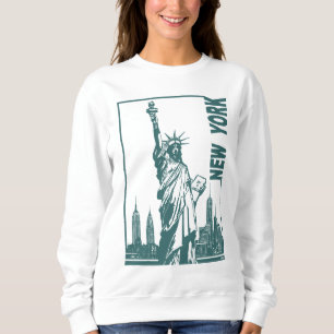 Sweatshirt Nouvelle York-Statue de la liberté