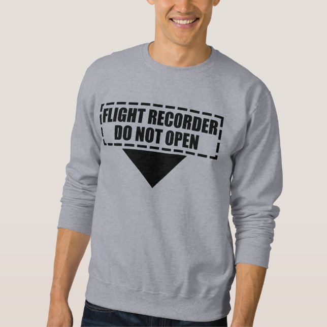 SWEATSHIRT N'OUVREZ PAS FDR. (Devant)