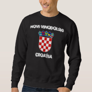 Sweatshirt Novi Vinodolski, Croatie avec armoiries