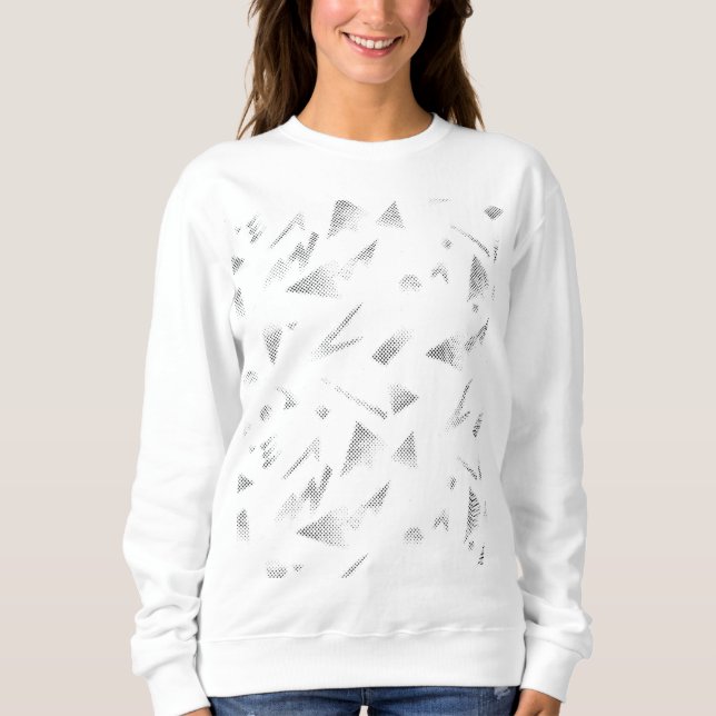 Sweatshirt Nuage horizontal, gris (Devant)