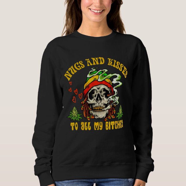 Sweatshirt Nugs Et Baisers À Tous Mes A Pouces 2 (Devant)