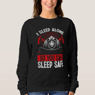 Sweatshirt Nuit Pompier Femme Girlfriend Night Shift