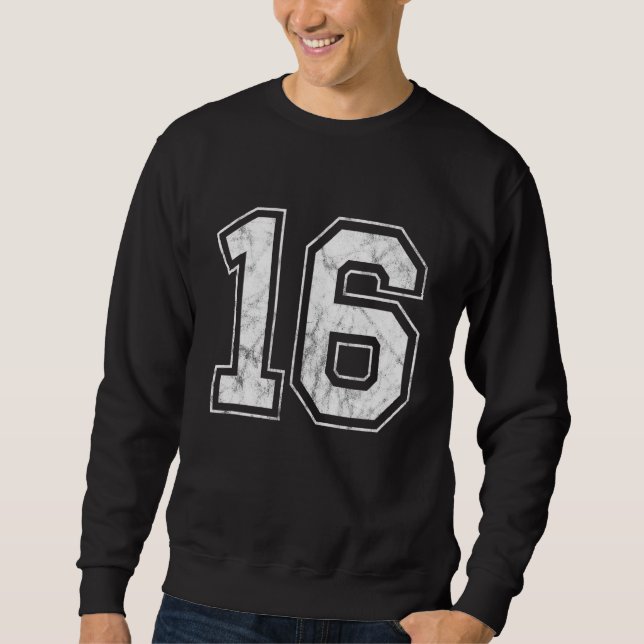 Sweatshirt Numéro 16 (Devant)