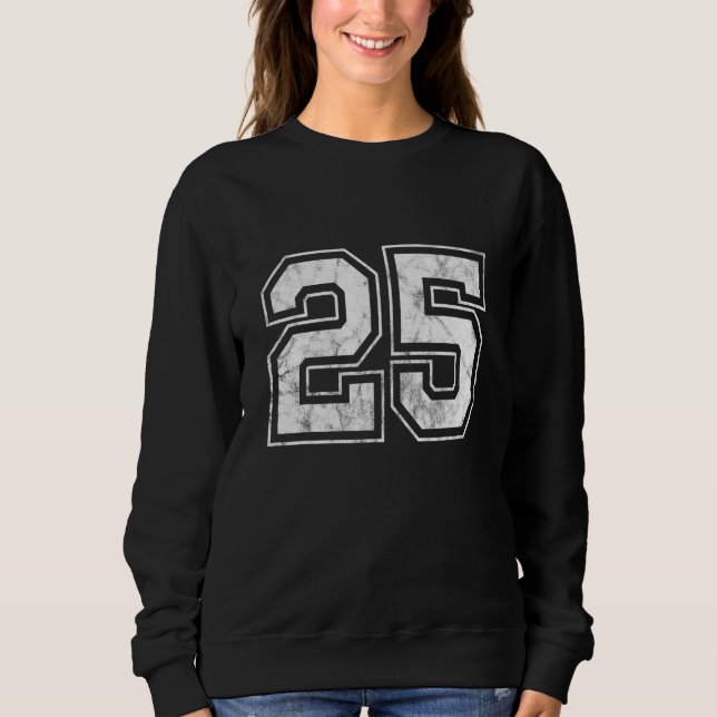 Sweatshirt Numéro 25 (Devant)