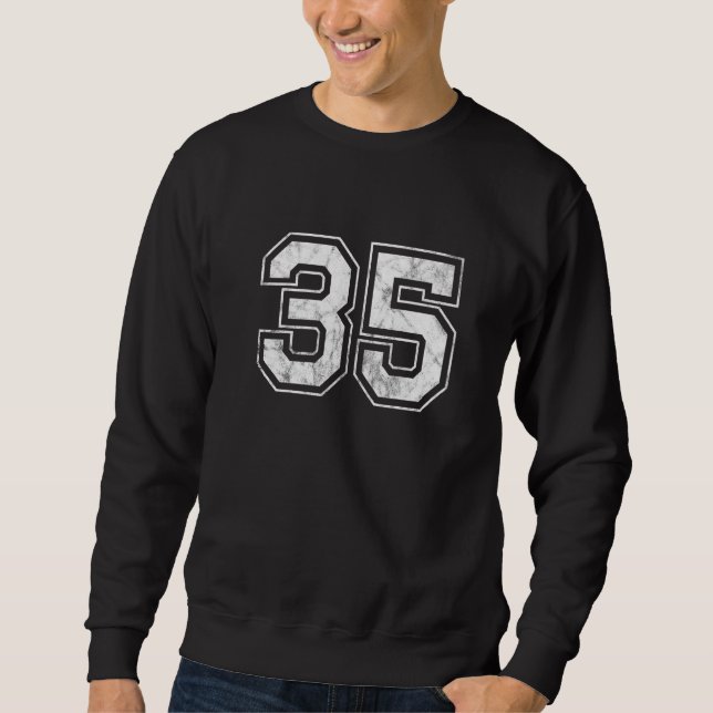 Sweatshirt Numéro 35 (Devant)