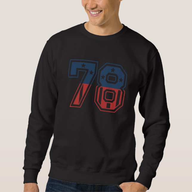 Sweatshirt Numéro 78 USA (Devant)