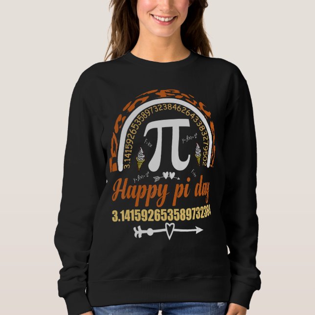 Sweatshirt Numéro de couleur Pi Math Funny Pi Day Math Enseig (Devant)