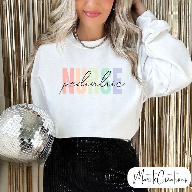 Sweatshirt nurse paediatric t-shirt to celebrate nurses' day (Créateur téléchargé)