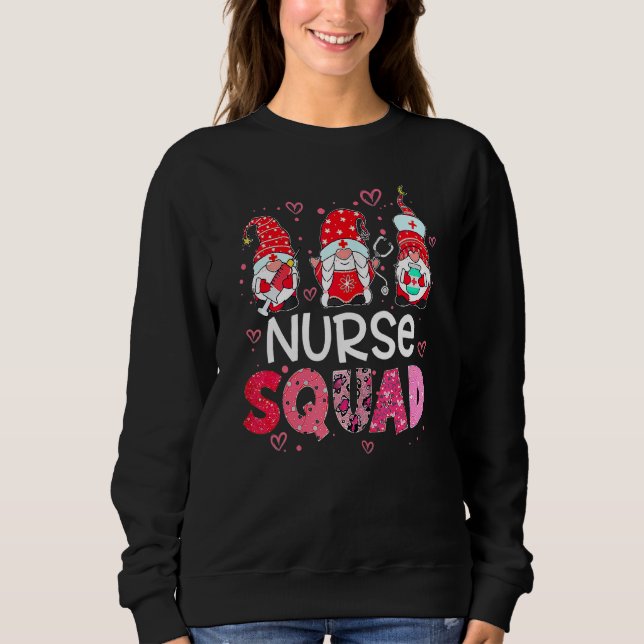 Sweatshirt Nurse Valentines Day Valentine ER ICU NICU RN Nurs (Devant)
