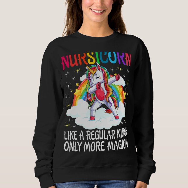 Sweatshirt Nursicorne Comme Une Infirmière Régulière Seulemen (Devant)