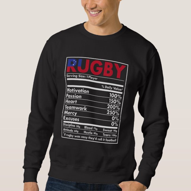 Sweatshirt Nutrition Samoa Rugby (Devant)