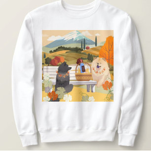 Sweatshirt NW AUTOMNE finition lapund et chemises à chaux