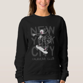 Sweatshirt NYC Calavera