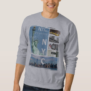 Sweatshirt Nyc Ny New York City Liberty Statue Manhattan