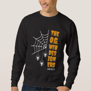 Sweatshirt O.G. WEB DESIGNERS Spider Mens Christian Halloween