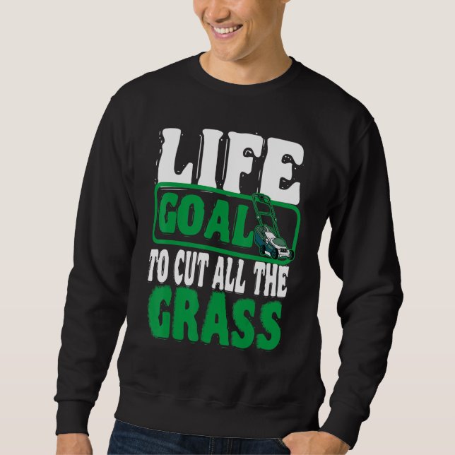 Sweatshirt Objectif De Vie Pour Couper Tous Les Jardiniers De (Devant)