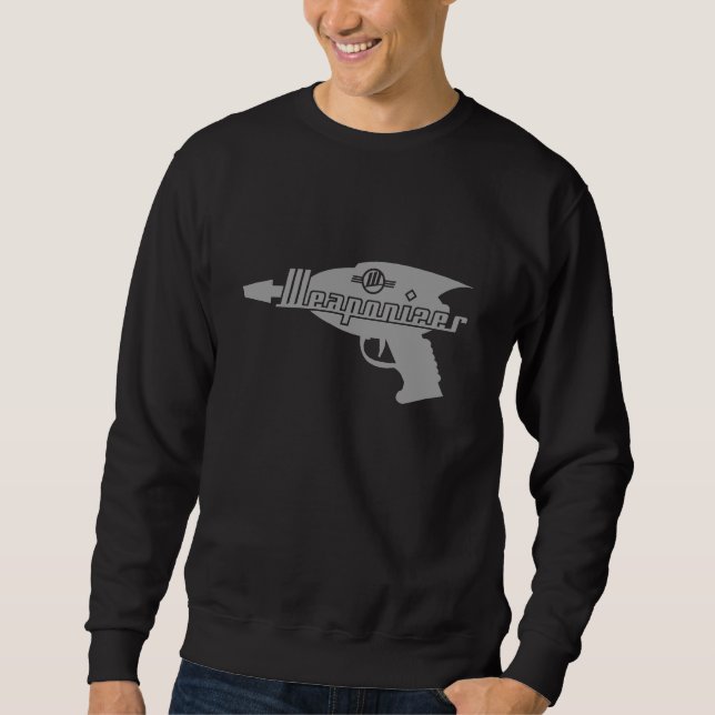 Sweatshirt Obscurité de sableuse de Weaponizer Raygun (Devant)