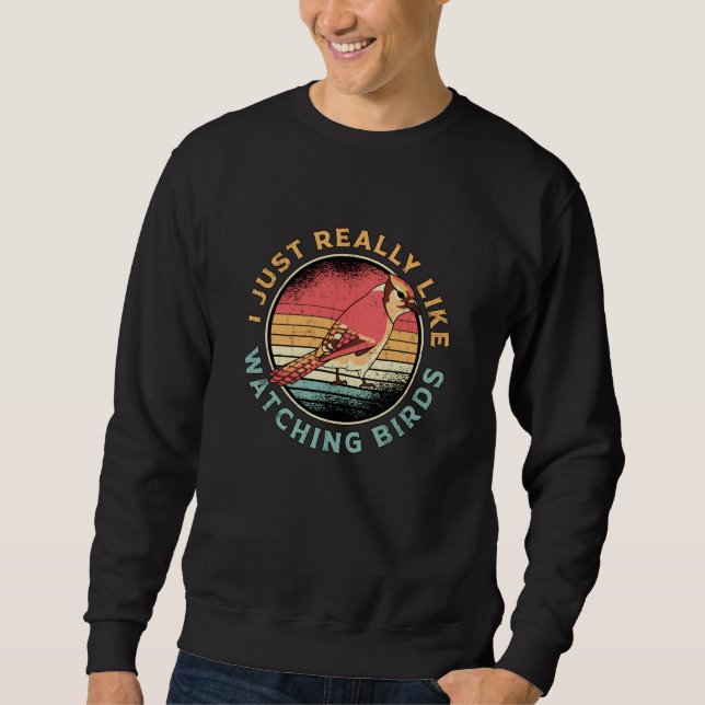 Sweatshirt Observation des oiseaux Comme observation des oise (Devant)