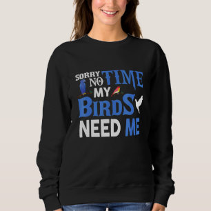Sweatshirt Observation des oiseaux et oiseaux de compagnie