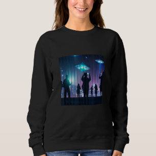 Sweatshirt Observations d'OVNI Captivantes Observation d'OVN