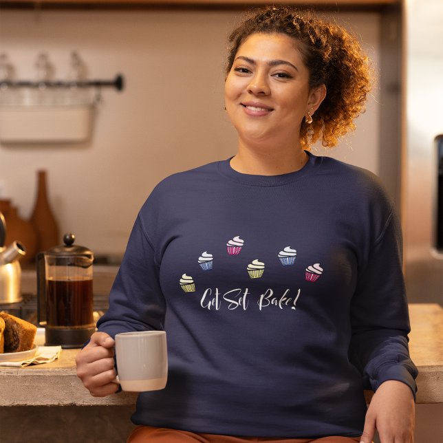 Sweatshirt Obtenez des gâteaux cuits colorés (Créateur téléchargé)