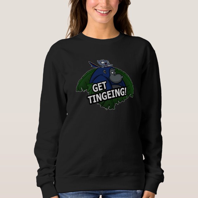 Sweatshirt Obtenez Le Tingeing ! Gorille Et Chat (Devant)
